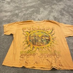 Urban outfitters sublime oversize t shirt with holes